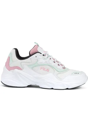 Fila Sko, Dame, Flerfarvet, 42 EU, Uld, Hvid Opal Blå Sneakers Kvinder