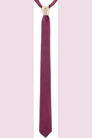 COR SINE LABE DOLI Tilbehør, Herre, Rød, ONE SIZE, Silkeslips med keramisk knude
