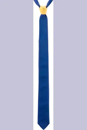 COR SINE LABE DOLI Tilbehør, Herre, Blå, ONE SIZE, Silkeslips med keramisk knude