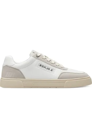 QS by s.Oliver Sko, Herre, Hvid, 41 EU, Uld, Hvide Grå Sneakers til Mænd