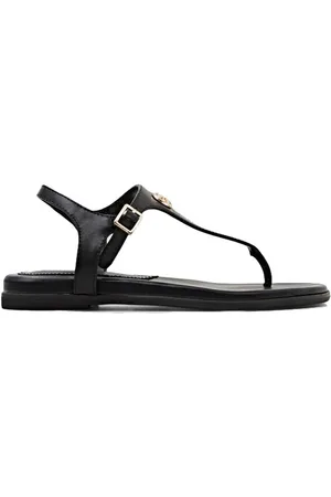 ESPRIT Sko, Dame, Sort, 37 EU, Sort Casual Åbne Flade Sandaler