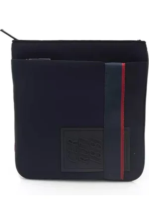Cerruti 1881 Taske, Herre, Blå, ONE SIZE, Polyester, Blå Messenger Taske med Netrum og Logo