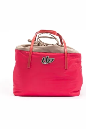 Byblos Taske, Dame, Rød, ONE SIZE, Læder, Elegant Stof Shopper Tote