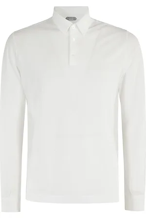 ZANONE Top, Herre, Hvid, 3XL, Bomuld, Polo Bluser