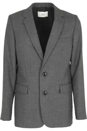Ami Jakke, Herre, Grå, S, Blazers