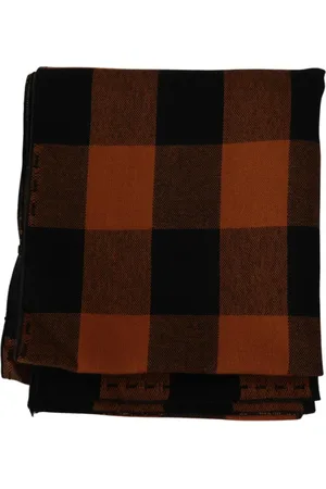 Costume National Tilbehør, Herre, Flerfarvet, ONE SIZE, Uld, Luksuriøst Herresjal med Logodetaljer