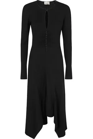 Isabel Marant Kjole, Dame, Sort, XS, Uld, Elegant Dorya Kjole
