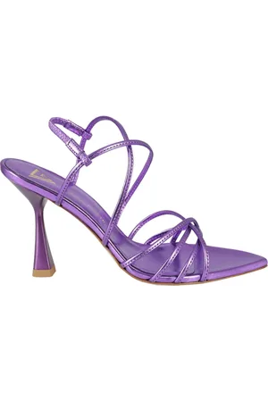 GIAMPAOLO VIOZZI Sko, Dame, Lilla, 40 EU, Uld, Elegant Sandal til Kvinder