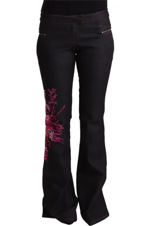 Exte Jeans, Dame, Sort, XS, Bomuld, Sort Flare Jeans