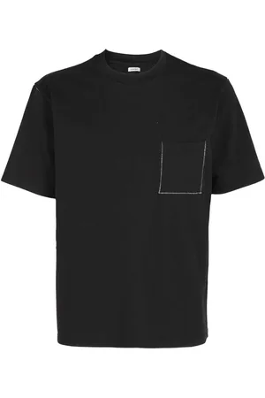 COVERT Top, Herre, Sort, S, Bomuld, Kontrastsyning Skjorte