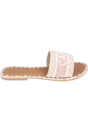 DE SIENA Sko, Dame, Lyserød, 36 EU, Læder, Perleresort sandaler