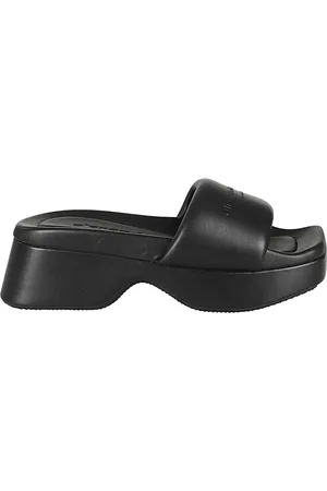 Alexander Wang Sko, Dame, Sort, 39 EU, Elegant Slide Sandaler