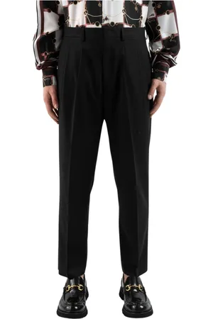 COR SINE LABE DOLI Bukser, Herre, Sort, XS, Uld, Elegant Suit Bukser Pantalone