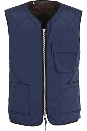MACKINTOSH Jakke, Herre, Blå, S, Uld, Elegant Gilet til Mænd
