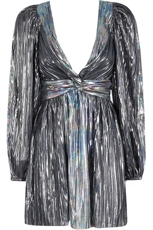 Sabina Musayev Kjole, Dame, Grå, XS, Polyester, Elegant Wendy Kjole
