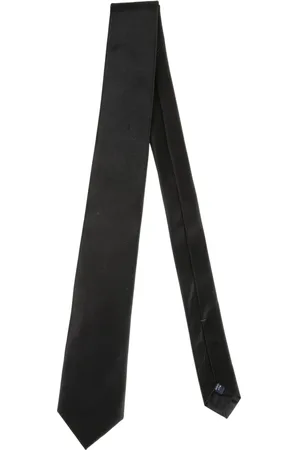 Errico Formicola Tilbehør, Herre, Sort, ONE SIZE, Silkeslips