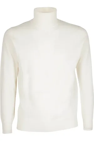KANGRA CASHMERE Strik, Herre, Hvid, 3XL, Australsk Stil Filo Hat