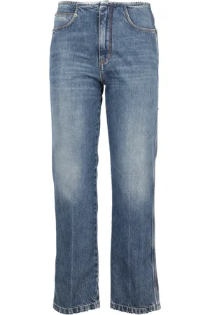 COVERT Jeans, Dame, Blå, W27, Bomuld, Cropped Slim Fit Jeans