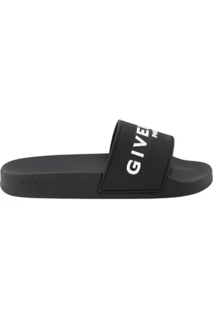Givenchy Sko, Dame, Sort, 36 EU, Logo Slide Sandaler