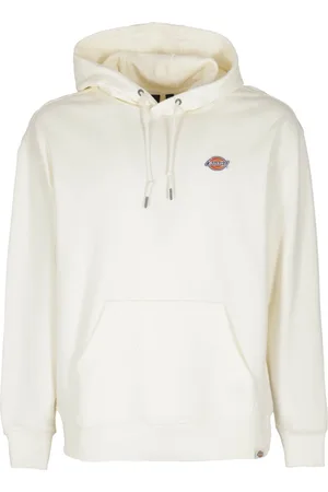 Dickies Sweathshirts & Hoodies, Herre, Hvid, S, Bomuld, Hyggelig hættetrøje til hverdagsbrug