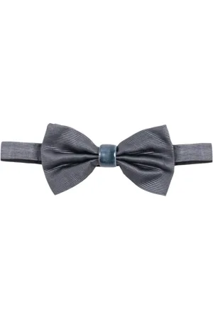COR SINE LABE DOLI Tilbehør, Herre, Grå, ONE SIZE, Silke Butterfly Slips med Keramisk Knude