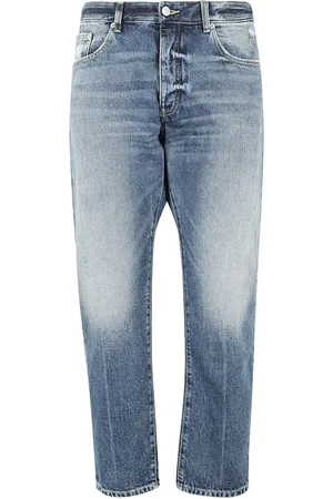 Icon Denim Jeans, Herre, Blå, W34, Uld, Stilfulde Denim Jeans til Mænd
