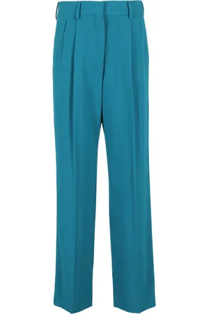 Blazé Milano Bukser, Dame, Blå, XS, Uld, Stilfulde Fox Bukser
