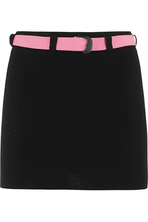 SSHEENA Nederdel, Dame, Sort, S, Polyester, Striknederdel