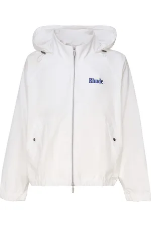 Rhude Sweathshirts & Hoodies, Herre, Hvid, XL, Uld, Hvid Vinterfrakke