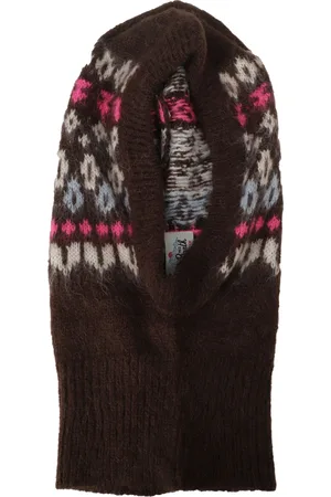 MC2 SAINT BARTH Tilbehør, Dame, Flerfarvet, ONE SIZE, Uld, Varm Strikket Balaclava Maske