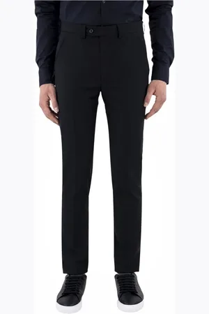 COR SINE LABE DOLI Bukser, Herre, Sort, XS, Uld, Elegant Suit Bukser Pantalone