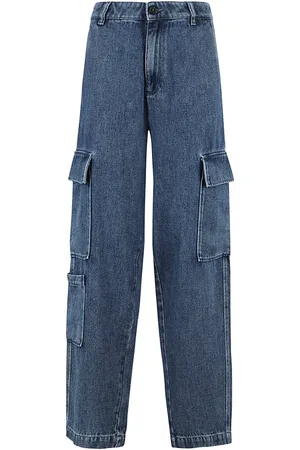ERIKA CAVALLINI Jeans, Dame, Blå, M, Uld, Stilfuld Daniel Kjole