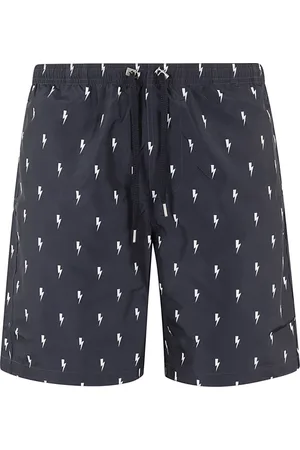 Neil Barrett Badetøj, Herre, Blå, S, Polyester, Casual Shorts