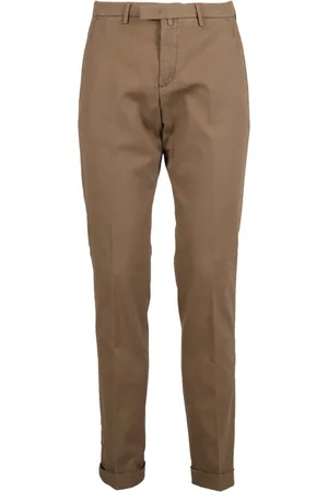 Briglia 1949 Bukser, Herre, Brun, W47, Uld, Tencel Rustning