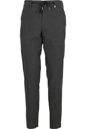 MYTHS Bukser, Herre, Grå, 2XL, Let Flannel Skjorte