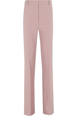 HEBE STUDIO Bukser, Dame, Lyserød, 2XS, Polyester, Elegant Georgia Cady Bukser