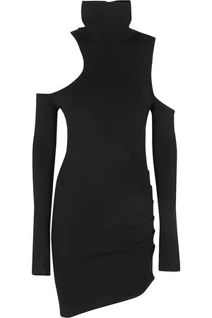 GAUGE81 Kjole, Dame, Sort, XS, Uld, Elegant Piana Dress
