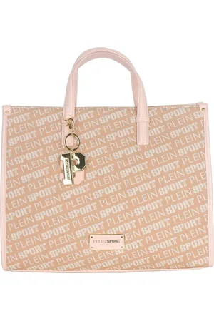 Philipp Plein Taske, Dame, Lyserød, ONE SIZE, Uld, Rosa Skuldertaske med Krydsbælte