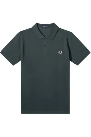 Fred Perry Top, Herre, Grøn, S, Bomuld, Slim Fit Plain Polo Night