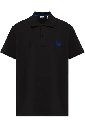 Burberry Top, Herre, Sort, S, Bomuld, Polo med Logo