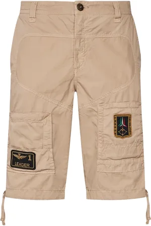 Aeronautica Militare Shorts, Herre, , XL, Bomuld, Ikonske Shorts med Tricolori Patches