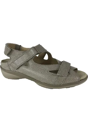 Durea Sko, Dame, Grå, 39 EU, Uld, Stilfulde Sandaler