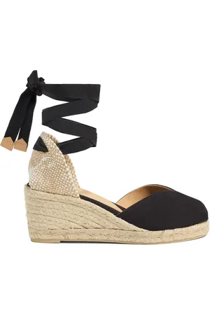 Castaner Sko, Dame, Sort, 37 EU, Bomuld, Bilina/6/001 7 cm kiler