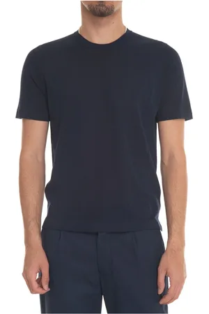hindustrie Top, Herre, Blå, 4XL, Bomuld, Crepe Jersey T-shirt