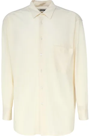 MAGLIANO Skjorte, Herre, , L, Uld, Oversized Fluid Chambray Cupro Skjorte