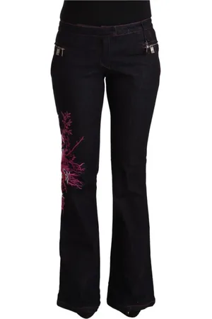 Exte Jeans, Dame, Sort, M, Bomuld, Sort Flare Jeans
