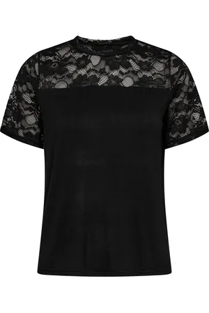 Liberté Top, Dame, Sort, XS, Polyester, Blondeærme T-shirt Sort