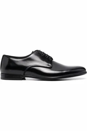 Dolce & Gabbana Sko, Herre, Sort, 43 EU, Læder, Sorte flade sko Gros Grain
