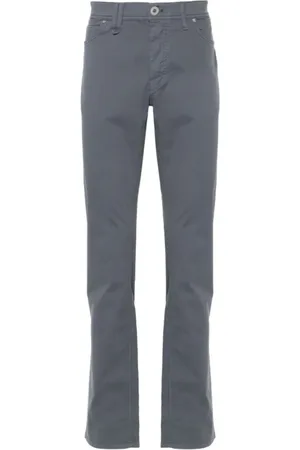 BRIONI Bukser, Herre, Grå, W36, Bomuld, Slate Grey Straight-Leg Bukser