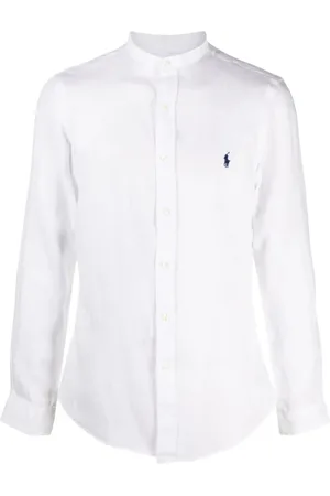 Ralph Lauren Skjorte, Herre, Hvid, S, Bomuld, Klassisk hvid skjorte